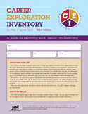 career exploration inventory